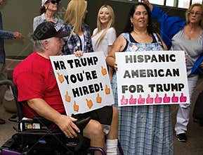 Donald Trump's first Presidential campaign rally in Phoenix