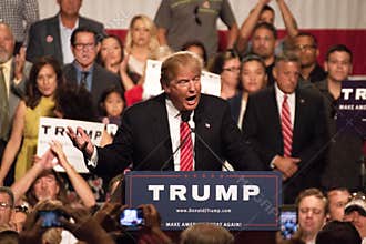 Donald Trump's first Presidential campaign rally in Phoenix