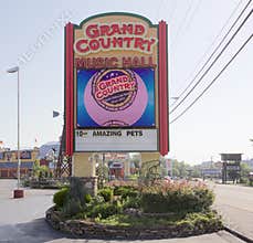 Sign at the Grand Country Music Hall, Branson Missouri