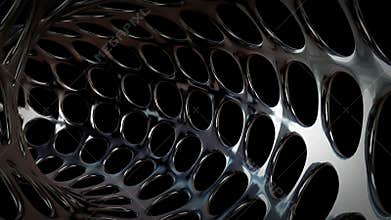 Futuristic glossy seamless VJ loop