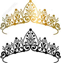 Tiara Crown Vector Illustration