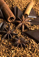 Chocolate Star Anise Cocoa Powder Cinnamon