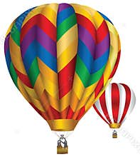Hot air balloons