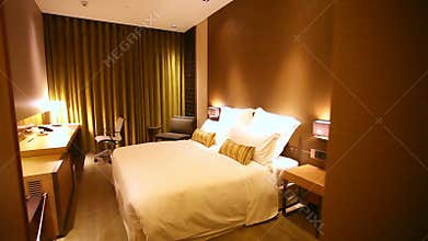 Luxurious hotel room