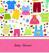 Set of children's clothes