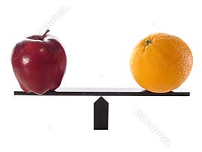 Comparing Apples to Oranges