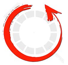 Red circle arrows