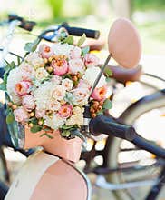Wedding bouquet closeup