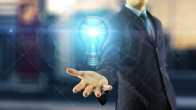 Business man idea concept