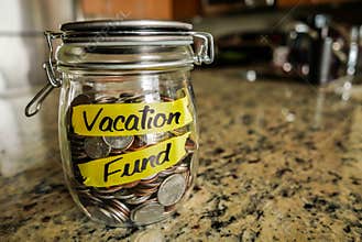 Vacation Fund Money Jar
