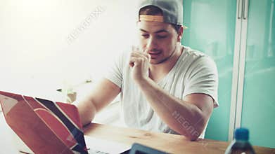 Creative teamwork workflow in agency / office