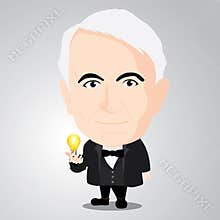 Vector illustration - Thomas Alva Edison