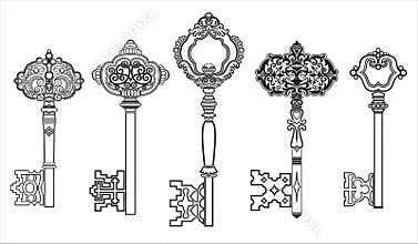 KEYS Antique Collection Set 2