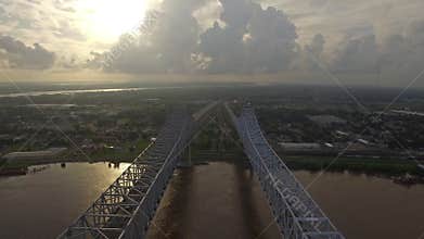 Aerial Mississippi New Orleans