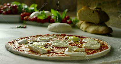 Italian pizza in 4k