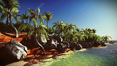 Beautiful tropical island