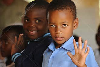 African School children