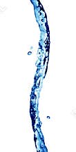 Blue water jet