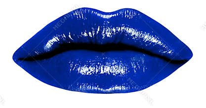 Full lips changing colors