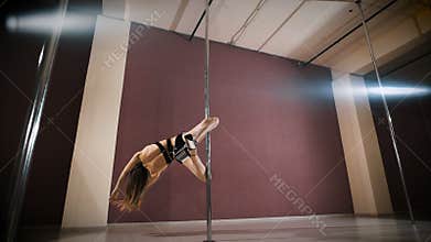Dancer on the pole.