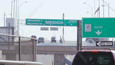 Young Man Walks Toward Border