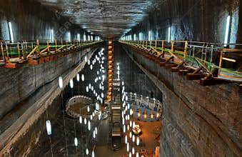 Salt mine Turda in Romania