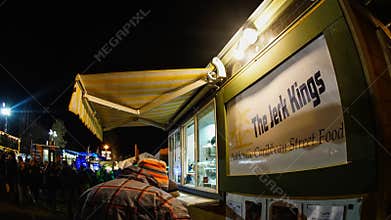 Time Lapse of Food Truck at festival