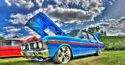 Classic 1970s Australian Ford motor car