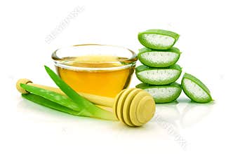 Aloe vera hair and facial treatment.