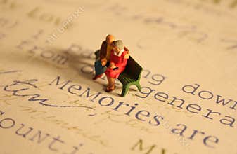 Elderly couple: Memories