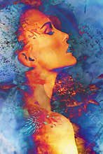 Fantasy woman portrait