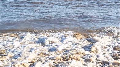 Slow motion wave curl.