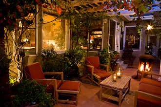 Elegant backyard patio
