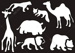 Wild animals set