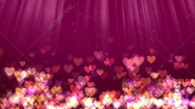 Hearts love background