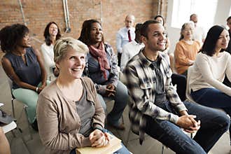 Audience Casual Conference Convention Seminar Concept