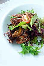Octopus & avocado salad