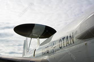 NATO airplane with special radar