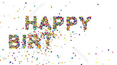 Colorful creative Happy Birthday card design