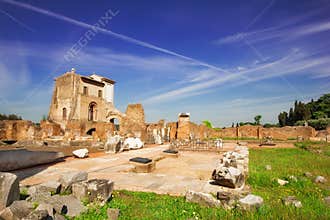 House of Augustus on the Palatine Hill in Rome