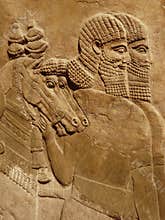 Ancient Assyrian wall carving