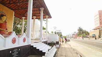 GALLE, SRI LANKA - MARCH 2014: Local traffic in Galle. Galle is the administrative capital of Southern Province, Sri Lanka and is