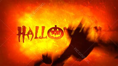 Halloween Video Footage Animation -