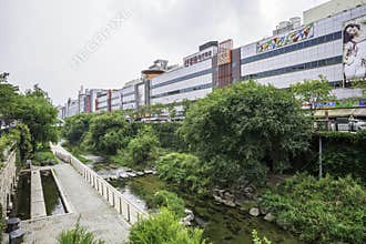 Cheonggnyecheon River, Seoul, South Korea
