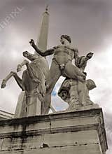 Dioscuri Statue in Rome