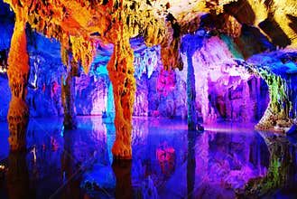 Water eroded Reed Flute Cave