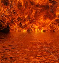 Lake on Fire