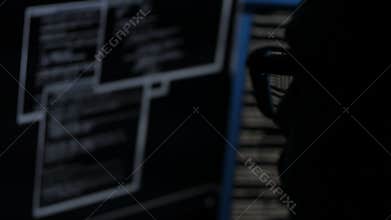 Anonymous Hacking Computer in the Dark