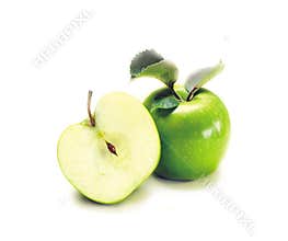 Two green apples