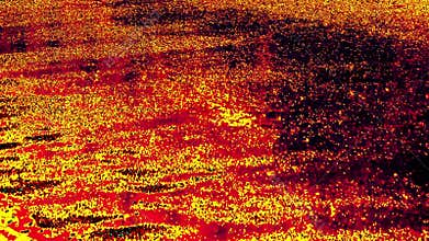 Abstract red asphalt in the rain background